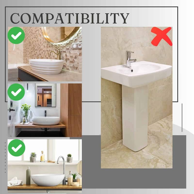 Stockholm WallMounted Sink 24"L x 11.8"D x 27.9"H OakColored Louvered Doors Bed